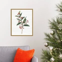 16" X 20" Christmas Moments IV Holly By Silvia Vassileva Framed Canvas Wall Art - Amanti Art 8 16" X 20" Christmas Moments IV Holly By Silvia Vassileva Framed Canvas Wall Art - Amanti Art -Northlight Holiday Outlet Store GUEST 009d0c92 c784 45ea a666 1b5e54442e04