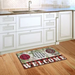 Briarwood Lane Patterned Ornaments Christmas Doormat Welcome Chec -Northlight Holiday Outlet Store GUEST 041dd44a 0fce 40e9 ba79 c741b0048d6e