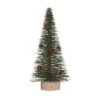 Transpac Artificial 10.24 In. Green Christmas Bottle Brush Tree With Ornaments