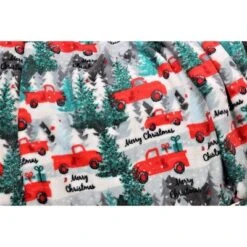 Noble House Christmas Festive And Cheery Holiday Super Soft Ultra Comfy Microplush Throw Blanket 50"x60" -Northlight Holiday Outlet Store GUEST 06c09961 68de 49ea a723 5faf87645f38