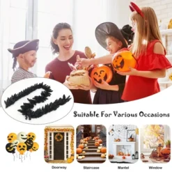 Costway 9ft Pre-lit Christmas Halloween Garland Black W/ 50 Purple LED Lights 12 Costway 9ft Pre-lit Christmas Halloween Garland Black W/ 50 Purple LED Lights -Northlight Holiday Outlet Store GUEST 0a572881 3099 4eb7 a843 fdf644940a79