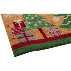 Juvale Christmas Tree Coir Welcome Door Mat Front Doormat Non Slip Rugs For Indoor Outdoor Entrance Holiday Xmas Decorations, 17 X 30 In -Northlight Holiday Outlet Store GUEST 0bd10422 e261 4921 9e71 06b9e87d6a0c