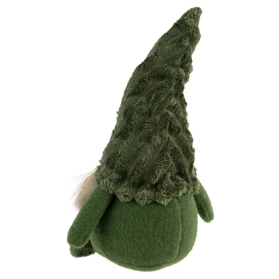 Northlight 12" Green Plush Christmas Gnome Decoration 6 Northlight 12" Green Plush Christmas Gnome Decoration - Image 6