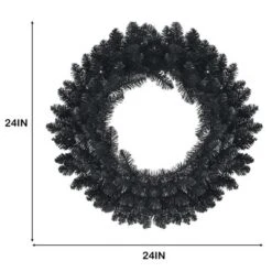 Costway 24inch Pre-lit Christmas Halloween Wreath Black W/ 35 Purple LED Lights -Northlight Holiday Outlet Store GUEST 1cb7f36e 2efe 4d65 8dc7 8733435eaddf