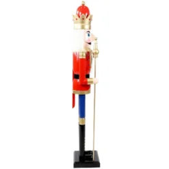 Sunnydaze Decor Sunnydaze Arnold The Strong Indoor Decorative Traditional Christmas Wooden Nutcracker Statue, 48-Inch 13 Sunnydaze Decor Sunnydaze Arnold The Strong Indoor Decorative Traditional Christmas Wooden Nutcracker Statue, 48-Inch -Northlight Holiday Outlet Store GUEST 2021ab07 3100 462a a453 087604845442