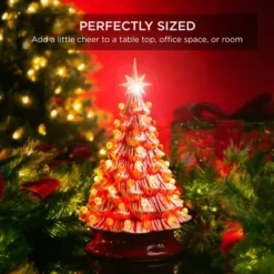 Best Choice Products 15in Pre-lit Ceramic Christmas Tree W/ Cord, Hand-Painted Decoration -Northlight Holiday Outlet Store GUEST 262cb5e0 ca10 4120 a2e6 e2040a36d02a