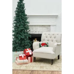 C&F Home 6" X 12" HoHoHo Hat Hooked Petite Christmas Holiday Throw Pillow -Northlight Holiday Outlet Store GUEST 40d992e7 29f5 482d a184 55992edcf72f