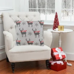 C&F Home 20" X 20" Deer Scarf Christmas Holiday Knitted Throw Pillow 7 C&F Home 20" X 20" Deer Scarf Christmas Holiday Knitted Throw Pillow -Northlight Holiday Outlet Store GUEST 419fb621 bb6a 4cd4 aad5 d6d23b5ff5f1