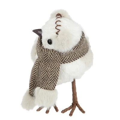 Northlight 6.25" Winter Dressed Bird Tabletop Christmas Decoration 1 Northlight 6.25" Winter Dressed Bird Tabletop Christmas Decoration