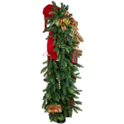 Northlight 48" Musical Santa Claus With Lighted Christmas Tree And Teddy Bear Standing Christmas Figure -Northlight Holiday Outlet Store GUEST 45350e83 080b 4f42 b67e 397d8856356f
