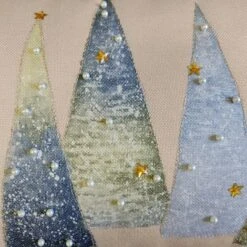 14"x26" Oversized Modern Christmas Trees With Pearls And Embroidery Lumbar Throw Pillow - Edie@Home -Northlight Holiday Outlet Store GUEST 455c8d83 3ed7 4c59 8d46 035985b6132f