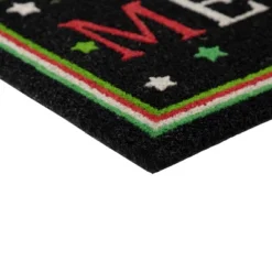 Northlight Black Coir "Merry" Christmas Doormat 18" X 30" -Northlight Holiday Outlet Store GUEST 4a6d46ed ad85 44eb 98c0 15dcd0ed24ac