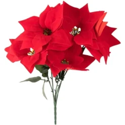 Juvale 4 Pack Artificial Red Poinsettia Flowers For Christmas Decorations -Northlight Holiday Outlet Store GUEST 4f5778ef 94df 4f31 9a15 5d2fe4a5de71