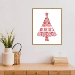 16" X 20" Nordic Holiday Christmas Tree By Beth Grove Framed Canvas Wall Art - Amanti Art -Northlight Holiday Outlet Store GUEST 5371cc05 1230 4040 a01a 1f8551c801da