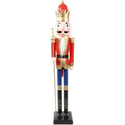 Sunnydaze Decor Sunnydaze Arnold The Strong Indoor Decorative Traditional Christmas Wooden Nutcracker Statue, 48-Inch 12 Sunnydaze Decor Sunnydaze Arnold The Strong Indoor Decorative Traditional Christmas Wooden Nutcracker Statue, 48-Inch -Northlight Holiday Outlet Store GUEST 53ca4ff5 6ea3 4770 9337 e0be4ae15834