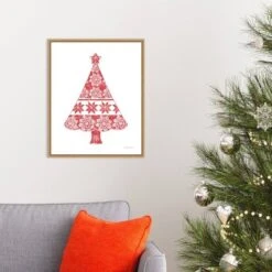 16" X 20" Nordic Holiday Christmas Tree By Beth Grove Framed Canvas Wall Art - Amanti Art -Northlight Holiday Outlet Store GUEST 581422d8 707d 4fc1 a470 cdf0be47469e