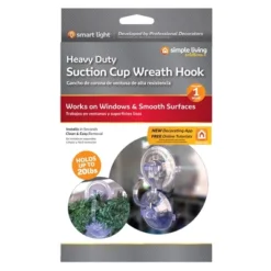 Northlight 7" Clear Jumbo Suction Cup Christmas Wreath Hook -Northlight Holiday Outlet Store GUEST 5879de4f ead9 42b0 b4a8 f351acf964db