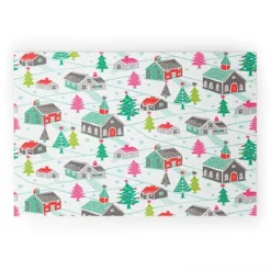 Wendy Kendall Christmas Town Looped Vinyl Welcome Mat - Society6 -Northlight Holiday Outlet Store GUEST 58bf0df2 9fee 458f ab22 aa92f748f609