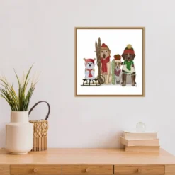 16" X 16" Christmas Dogs Winter Sports Fans By Fab Funky Framed Canvas Wall Art - Amanti Art 9 16" X 16" Christmas Dogs Winter Sports Fans By Fab Funky Framed Canvas Wall Art - Amanti Art -Northlight Holiday Outlet Store GUEST 5b81a8f6 c882 4ea3 a4cb 6301c2ef7a78