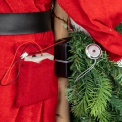 Northlight 48" Santa Claus With Artificial Flocked Alpine Tree Christmas Figure -Northlight Holiday Outlet Store GUEST 5b9a755a 75a2 49d9 a393 dac59b5a6c88