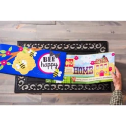 Evergreen Indoor Outdoor Doormat Bundle Set Of 5 - Frame And 4 Welcome Seasonal Inserts Halloween Christmas Thanksgiving Bless This Home -Northlight Holiday Outlet Store GUEST 5c47f46b af86 4168 9eda 699f12b6671f