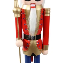 Sunnydaze Decor Sunnydaze Arnold The Strong Indoor Decorative Traditional Christmas Wooden Nutcracker Statue, 48-Inch 9 Sunnydaze Decor Sunnydaze Arnold The Strong Indoor Decorative Traditional Christmas Wooden Nutcracker Statue, 48-Inch -Northlight Holiday Outlet Store GUEST 5e9d299d 5c2c 47f3 a5e9 9682d34615b8