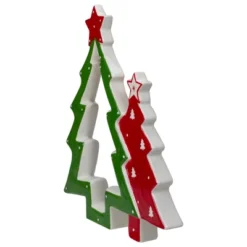Northlight 9" Green And Red Ceramic Christmas Tree Tabletop Decoration -Northlight Holiday Outlet Store GUEST 5f0b8a4b 9c47 47bb 93b5 cae682548801