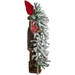 Northlight 48" Santa Claus With Artificial Flocked Alpine Tree Christmas Figure -Northlight Holiday Outlet Store GUEST 60c8b386 e294 40e0 af97 ac39964339f1