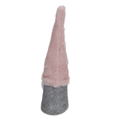Northlight 11" Pink And Gray Standing Gnome Christmas Decoration 4 Northlight 11" Pink And Gray Standing Gnome Christmas Decoration - Image 4