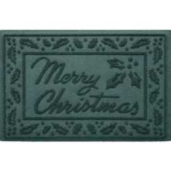 1'8"x2'6" Aqua Shield 'Merry Christmas' Door Mat - Bungalow Flooring -Northlight Holiday Outlet Store GUEST 614ebdeb e00b 4444 b3b9 2cbdbb62cd50