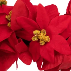 Northlight 6' X 3" Red Artificial Poinsettia Floral Christmas Garland - Unlit -Northlight Holiday Outlet Store GUEST 6ea3413b 4f3e 4e6e a5ef 92418c006df5