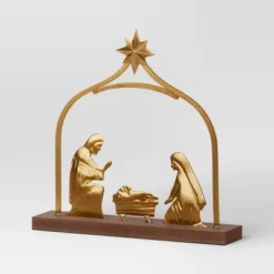 3pc Metal Christmas Nativity Scene Figurine Set - Wondershop™ Gold 6 3pc Metal Christmas Nativity Scene Figurine Set - Wondershop™ Gold -Northlight Holiday Outlet Store GUEST 6f71a657 af48 4636 9ecb 15d0d7e15980