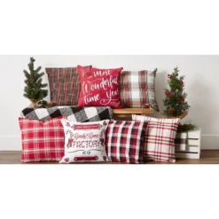 4pk 18"x18" Christmas Printed Square Throw Pillow Covers - Design Imports -Northlight Holiday Outlet Store GUEST 7087e28e 8d33 4611 9ef6 864321a65ea1