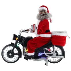 Mr. Christmas Animated LED Motorcycling Santa Musical Christmas Decoration -Northlight Holiday Outlet Store GUEST 7608f024 35e4 4aaf 9378 771bcff434f5
