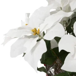 Northlight 26" White Artificial Christmas Poinsettia In Red Wrapped Base 9 Northlight 26" White Artificial Christmas Poinsettia In Red Wrapped Base -Northlight Holiday Outlet Store GUEST 791c6bc2 8459 4777 adc0 ecadaa968078