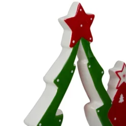 Northlight 9" Green And Red Ceramic Christmas Tree Tabletop Decoration -Northlight Holiday Outlet Store GUEST 7dcce01e 361e 4b1b b264 5b9fc6b7d1cb
