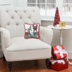 C&F Home 8" X 8" Christmas Donkey Petite Printed Throw Pillow -Northlight Holiday Outlet Store GUEST 84bc316e 5f32 4744 8f13 68e9b7178203