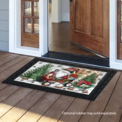 Wagon Gnome Winter Christmas Doormat 30" X 18" Indoor Outdoor Briarwood Lane -Northlight Holiday Outlet Store GUEST 874cfc38 3641 41d9 9548 cf9f03b251ae