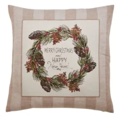 Saro Lifestyle Merry Christmas And Happy New Year Down Filled Pillow 5 Saro Lifestyle Merry Christmas And Happy New Year Down Filled Pillow -Northlight Holiday Outlet Store GUEST 89993636 f6dc 4463 b039 8e7cfa4d810d