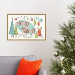 23" X 16" Merry And Bright Christmas Tree By Janelle Penner Framed Canvas Wall Art - Amanti Art 9 23" X 16" Merry And Bright Christmas Tree By Janelle Penner Framed Canvas Wall Art - Amanti Art -Northlight Holiday Outlet Store GUEST 8c49ea0b 2a1c 42c7 b909 decb7f80f604