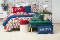 C&F Home Christmas Jolly Solid Typographical Decorative Throw Pillows -Northlight Holiday Outlet Store GUEST 8ef21b04 ecb7 4424 a2d3 d717802d9935