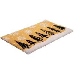 Northlight Trees And Snowflakes Natural Coir Christmas Outdoor Doormat 18" X 30" -Northlight Holiday Outlet Store GUEST 968e82f2 6f68 4416 99d8 53786c878ac1