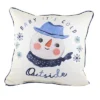 Christmas 16.0" Baby It's Cold Outside Pillow Snowman Flake Home Decor Little Birdie The Little Birdie - Decorative Pillow