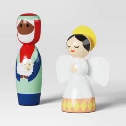 9pc Wood Christmas Nativity Scene Figurine Set - Wondershop™ -Northlight Holiday Outlet Store GUEST 9ac3d45f 3aac 40d7 868c 99e2e50bcf37