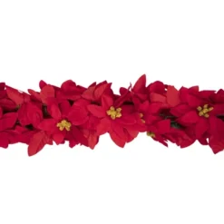 Northlight 6' X 3" Red Artificial Poinsettia Floral Christmas Garland - Unlit -Northlight Holiday Outlet Store GUEST 9c2ae84b 38ba 4372 b5c6 49ecc9efc15b