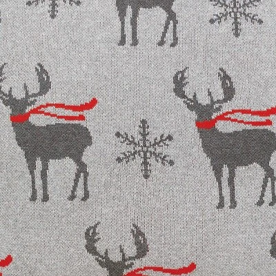C&F Home 20" X 20" Deer Scarf Christmas Holiday Knitted Throw Pillow 1 C&F Home 20" X 20" Deer Scarf Christmas Holiday Knitted Throw Pillow