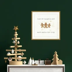 16" X 16" Christmas Cuties VII Gingerbread By Pela Studio Framed Canvas Wall Art - Amanti Art -Northlight Holiday Outlet Store GUEST a24570a6 50bf 4e07 9192 d0937ad0359e