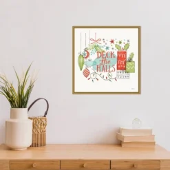 16" X 16" Deck The Halls Christmas Holly By Janelle Penner Framed Canvas Wall Art - Amanti Art 9 16" X 16" Deck The Halls Christmas Holly By Janelle Penner Framed Canvas Wall Art - Amanti Art -Northlight Holiday Outlet Store GUEST a2803dd8 300d 4e22 ae6e 9deb0e921413