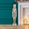 37in Christmas Nutcracker Decorative Holiday Scene Props Gold/Silver - Haute Décor