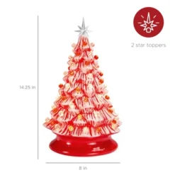 Best Choice Products 15in Pre-lit Ceramic Christmas Tree W/ Cord, Hand-Painted Decoration -Northlight Holiday Outlet Store GUEST a921527d b289 46a0 835e 0c5afcc49258